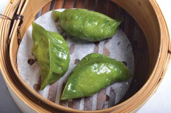 蒸鮮蝦韭菜餃 Steamed Prawn with Chives Dumpling